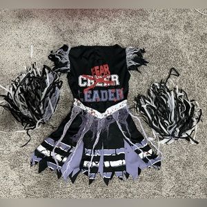Girls Zombie Cheerleader Costume